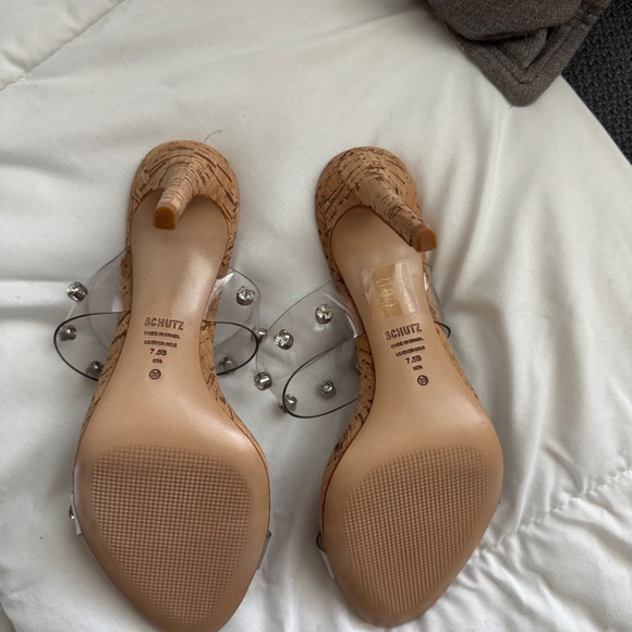 Schutz Ariella Cork Sandals - Picture 5 of 5